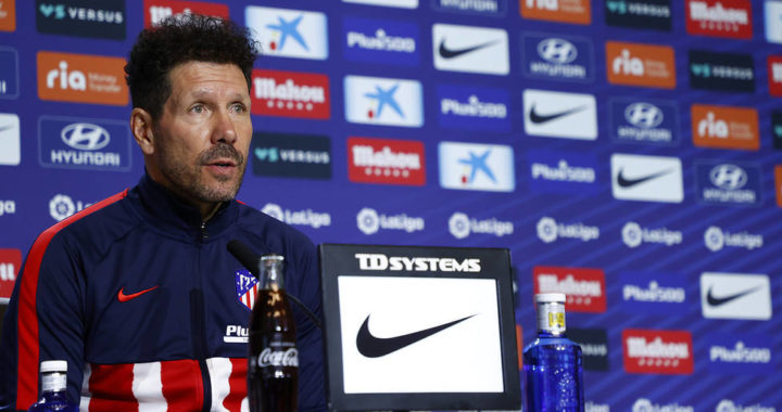Diego Simeone thankful for facing a Lionel Messi-less Barcelona