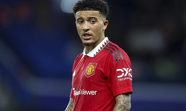 Jadon Sancho returns to training with the Manchester United first team