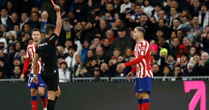 Atletico Madrid to appeal red card given to Angel Correa against Real Madrid