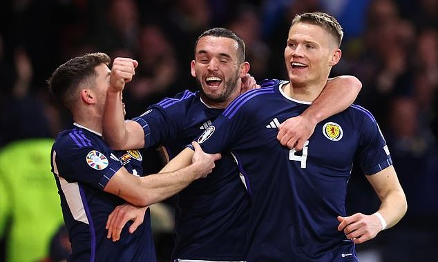 Scotland 2-0 Spain: McTominay scores twice as Steve Clarke side stun Spain