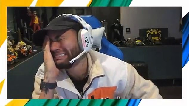 Neymar hilariously reacts after losing £900,000 in an hour in an online casino