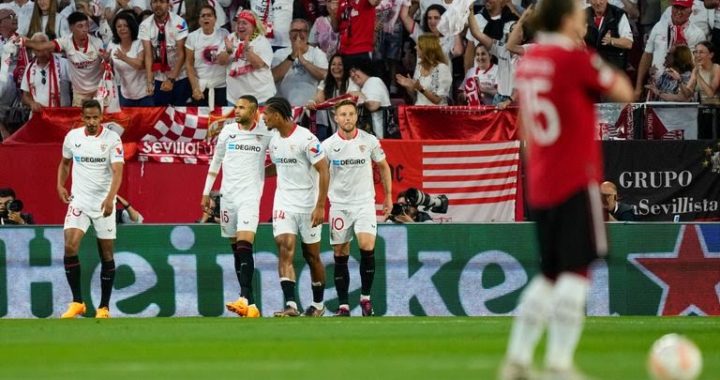 Sevilla 3-0 Man United: Erik ten Hag side dumped out of Europa League