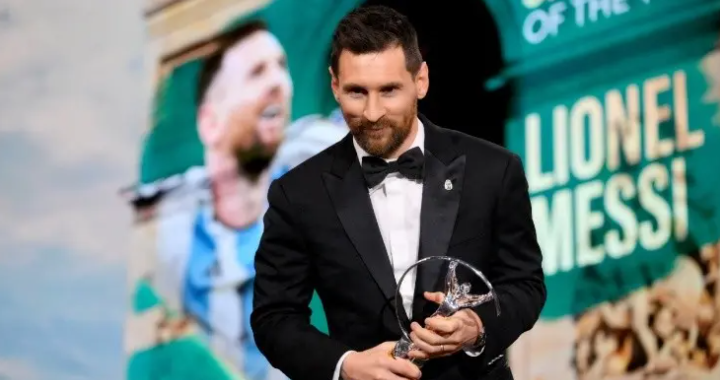 Messi and Argentina World Cup team win 2023 Laureus Sports Awards