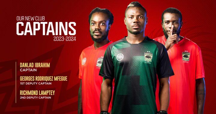 Asante Kotoko name new captains as Ibrahim Danlad, George Mfegue and Richmond Lamptey lead Reds ahead of 2023-2024 season