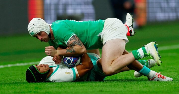 Defending champions South Africa fall 8-13 to favourites Ireland in Rugby World Cup