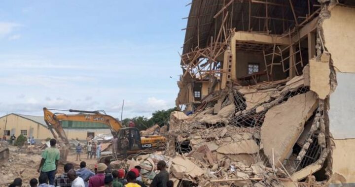 Rescuers searching for survivors of Nigeria school collapse